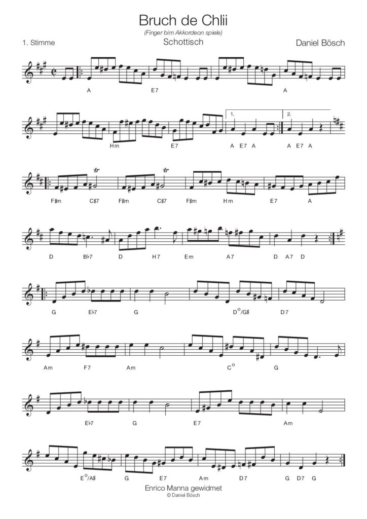 thumbnail of Bruch de Chlii – 1. Stimme