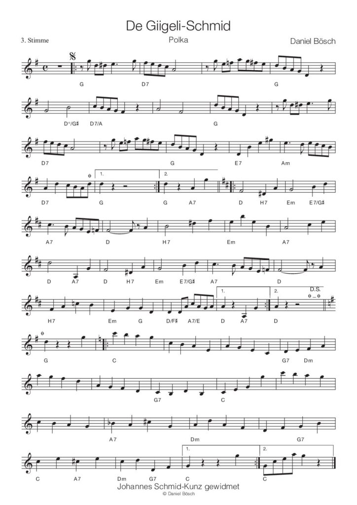 thumbnail of De Giigeli-Schmid – 3. Stimme